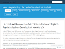 Tablet Screenshot of npg-krefeld.de